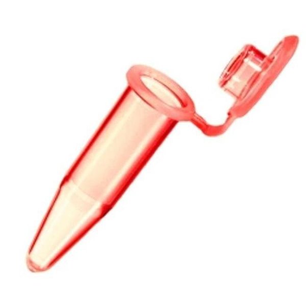 Bio Plas Bio Plas 4151 1.5 ml Microcentrifuge Tube - 1000 pk - Red 4151